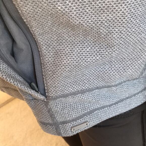 prAna Rockaway Gray Full Zip Hooded Jacket Women's Size Small Zipped Pockets - Picture 5 of 8